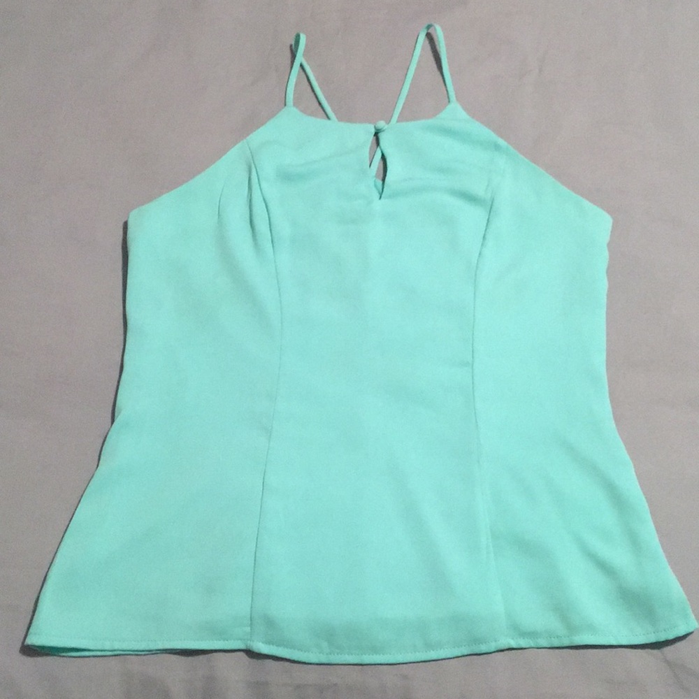 Turquoise blouse